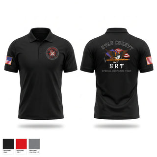 Short Sleeve Performance Polo, Utah County SRT, Fire Department, Teamtime, Team time, sublimation, custom sports apparel, team uniforms, spirit wear, spiritwear, sports uniforms, custom shirts, team store, custom team store, fundraiser sports, apparel fundraiser