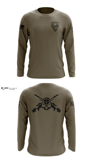 Long Sleeve Performance Shirt, NIPAS Est Marksmen, Police, Teamtime, Team time, sublimation, custom sports apparel, team uniforms, spirit wear, spiritwear, sports uniforms, custom shirts, team store, custom team store, fundraiser sports, apparel fundraiser