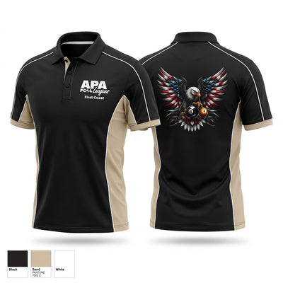 First Coast APA Short Sleeve Performance Polo - 1