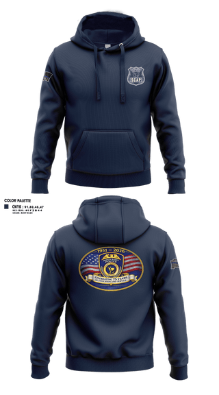 Hoodie, Suffolk county auxiliary police, Police, Teamtime, Team time, sublimation, custom sports apparel, team uniforms, spirit wear, spiritwear, sports uniforms, custom shirts, team store, custom team store, fundraiser sports, apparel fundraiser