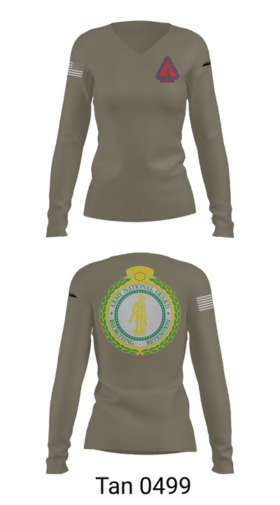 A Co, NYC 7046081 Women's Long Sleeve V-neck Shirt - 73