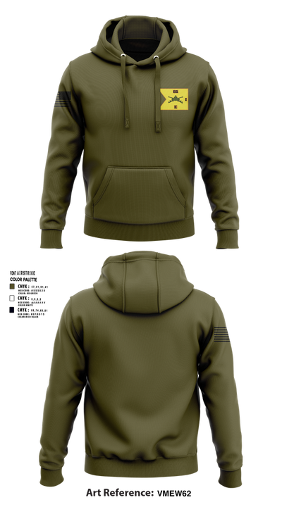 E1-81 AR BDE 50665632 Hoodie - 101
