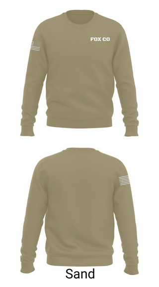 Crew Neck Sweatshirt, FOX CO, , Teamtime, Team time, sublimation, custom sports apparel, team uniforms, spirit wear, spiritwear, sports uniforms, custom shirts, team store, custom team store, fundraiser sports, apparel fundraiser