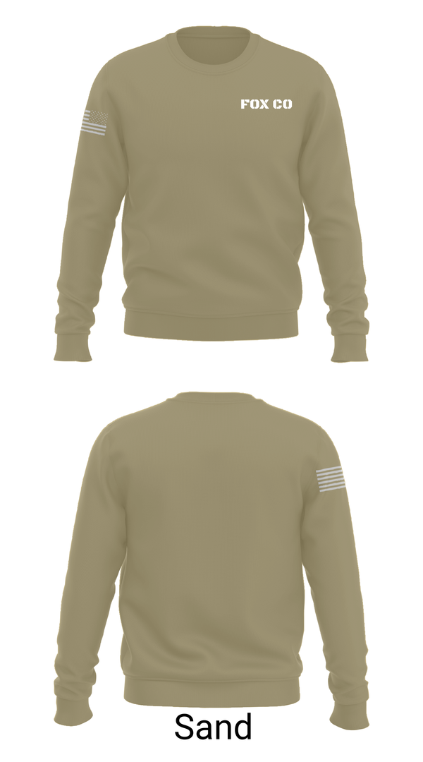 Crew Neck Sweatshirt, FOX CO, , Teamtime, Team time, sublimation, custom sports apparel, team uniforms, spirit wear, spiritwear, sports uniforms, custom shirts, team store, custom team store, fundraiser sports, apparel fundraiser