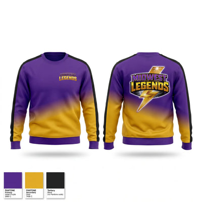 Midwest Legends Cheer 474863 Crew Neck Sweatshirt - 1