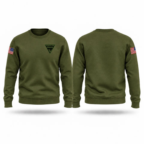 Crew Neck Sweatshirt, Franklin Township Police Department, Police, Teamtime, Team time, sublimation, custom sports apparel, team uniforms, spirit wear, spiritwear, sports uniforms, custom shirts, team store, custom team store, fundraiser sports, apparel fundraiser