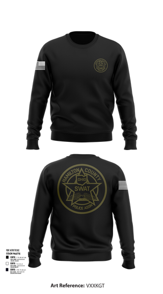 Crew Neck Sweatshirt, HCPA Swat, , Teamtime, Team time, sublimation, custom sports apparel, team uniforms, spirit wear, spiritwear, sports uniforms, custom shirts, team store, custom team store, fundraiser sports, apparel fundraiser