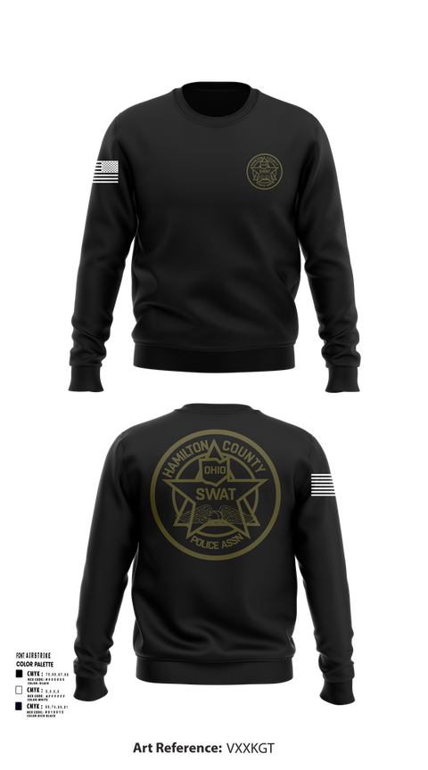 Crew Neck Sweatshirt, HCPA Swat, , Teamtime, Team time, sublimation, custom sports apparel, team uniforms, spirit wear, spiritwear, sports uniforms, custom shirts, team store, custom team store, fundraiser sports, apparel fundraiser