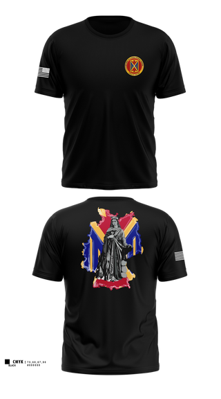 Old School Cotton Feel Shirt, 10th AAMDC, Army, Teamtime, Team time, sublimation, custom sports apparel, team uniforms, spirit wear, spiritwear, sports uniforms, custom shirts, team store, custom team store, fundraiser sports, apparel fundraiser