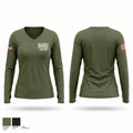 Ray County Sheriff Counter Human Trafficking Task Force Women's Long Sleeve V-neck Shirt - 1