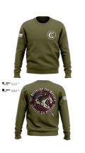 1st Battalion 2nd Marines Charlie Co Veteran 59013691 Crew Neck Sweatshirt - 3