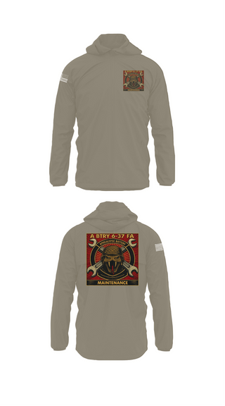 Windbreaker, 6-37 FAR, Army, Teamtime, Team time, sublimation, custom sports apparel, team uniforms, spirit wear, spiritwear, sports uniforms, custom shirts, team store, custom team store, fundraiser sports, apparel fundraiser