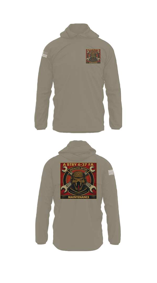 Windbreaker, 6-37 FAR, Army, Teamtime, Team time, sublimation, custom sports apparel, team uniforms, spirit wear, spiritwear, sports uniforms, custom shirts, team store, custom team store, fundraiser sports, apparel fundraiser