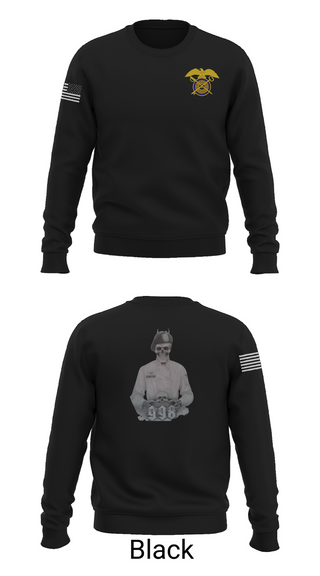 Crew Neck Sweatshirt, 998th FFT, Army, Teamtime, Team time, sublimation, custom sports apparel, team uniforms, spirit wear, spiritwear, sports uniforms, custom shirts, team store, custom team store, fundraiser sports, apparel fundraiser