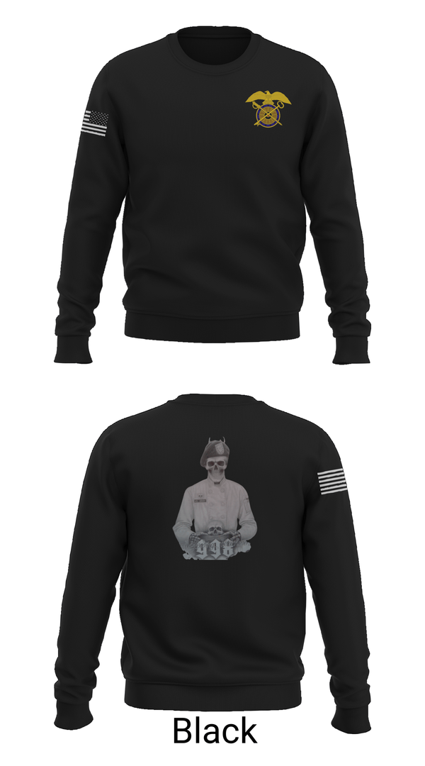 Crew Neck Sweatshirt, 998th FFT, Army, Teamtime, Team time, sublimation, custom sports apparel, team uniforms, spirit wear, spiritwear, sports uniforms, custom shirts, team store, custom team store, fundraiser sports, apparel fundraiser