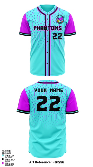 Full Button Baseball Jersey, Phantoms, Baseball, Teamtime, Team time, sublimation, custom sports apparel, team uniforms, spirit wear, spiritwear, sports uniforms, custom shirts, team store, custom team store, fundraiser sports, apparel fundraiser