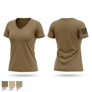 Womens Short Sleeve Vneck Shirt, Recruiting & retention command, National Guard, Teamtime, Team time, sublimation, custom sports apparel, team uniforms, spirit wear, spiritwear, sports uniforms, custom shirts, team store, custom team store, fundraiser sports, apparel fundraiser