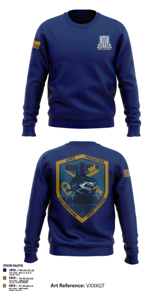 Crew Neck Sweatshirt, Alpha Company, 205th MI BN, Army, Teamtime, Team time, sublimation, custom sports apparel, team uniforms, spirit wear, spiritwear, sports uniforms, custom shirts, team store, custom team store, fundraiser sports, apparel fundraiser