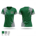 RVa eagles 15351234 Women's Short Sleeve V-neck Shirt - 1