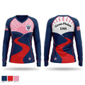 Cross Plains Area EMS 90329599 Women's Long Sleeve V-neck Shirt - 1