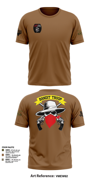 Short Sleeve Performance Shirt, 6-9 bandit troop, Army, Teamtime, Team time, sublimation, custom sports apparel, team uniforms, spirit wear, spiritwear, sports uniforms, custom shirts, team store, custom team store, fundraiser sports, apparel fundraiser