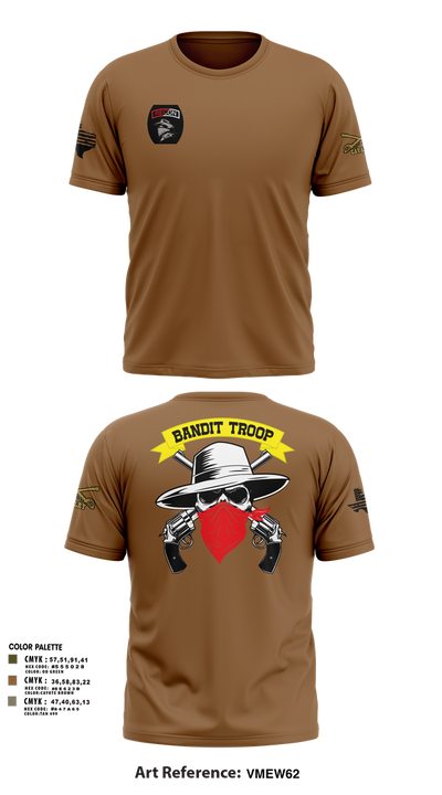 6-9 bandit troop 98315897 Short Sleeve Performance Shirt - 2