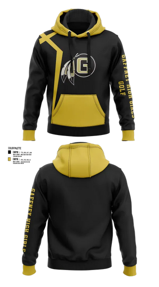 Hoodie, Gaffney High School Golf, Golf, Teamtime, Team time, sublimation, custom sports apparel, team uniforms, spirit wear, spiritwear, sports uniforms, custom shirts, team store, custom team store, fundraiser sports, apparel fundraiser