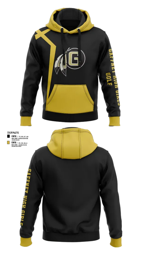 Hoodie, Gaffney High School Golf, Golf, Teamtime, Team time, sublimation, custom sports apparel, team uniforms, spirit wear, spiritwear, sports uniforms, custom shirts, team store, custom team store, fundraiser sports, apparel fundraiser
