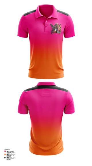 Short Sleeve Performance Polo, Dugout divas, Softball, Teamtime, Team time, sublimation, custom sports apparel, team uniforms, spirit wear, spiritwear, sports uniforms, custom shirts, team store, custom team store, fundraiser sports, apparel fundraiser
