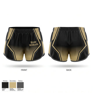 Womens Shorts, Rison Wildcats, Men's Basketball, Teamtime, Team time, sublimation, custom sports apparel, team uniforms, spirit wear, spiritwear, sports uniforms, custom shirts, team store, custom team store, fundraiser sports, apparel fundraiser