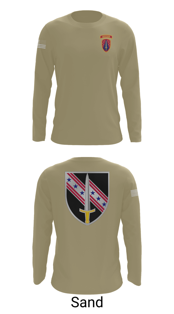 Long Sleeve Performance Shirt, 6/54th Security Force Assistance Brigade, , Teamtime, Team time, sublimation, custom sports apparel, team uniforms, spirit wear, spiritwear, sports uniforms, custom shirts, team store, custom team store, fundraiser sports, apparel fundraiser