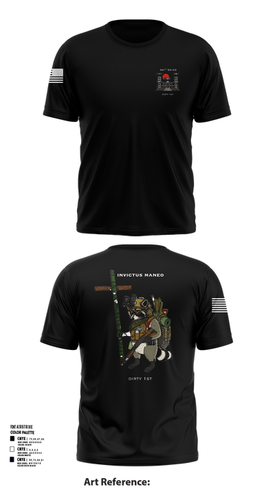 441st Engineer Company 97843489 Short Sleeve Performance Shirt - 110