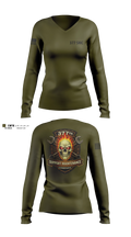 377 Support Maintenance Company Women's Long Sleeve V-neck Shirt - 102