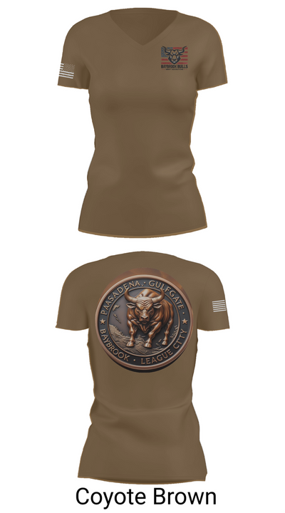 Baybrook Army Recruiting Company 58064560 Women's Short Sleeve V-neck Shirt - 8