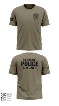 GLENCOE POLICE DEPARTMENT K9 67742238 Short Sleeve Performance Shirt - 4