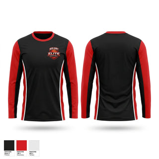 Long Sleeve Performance Shirt, Red Dirt Elite, Men's Basketball, Teamtime, Team time, sublimation, custom sports apparel, team uniforms, spirit wear, spiritwear, sports uniforms, custom shirts, team store, custom team store, fundraiser sports, apparel fundraiser