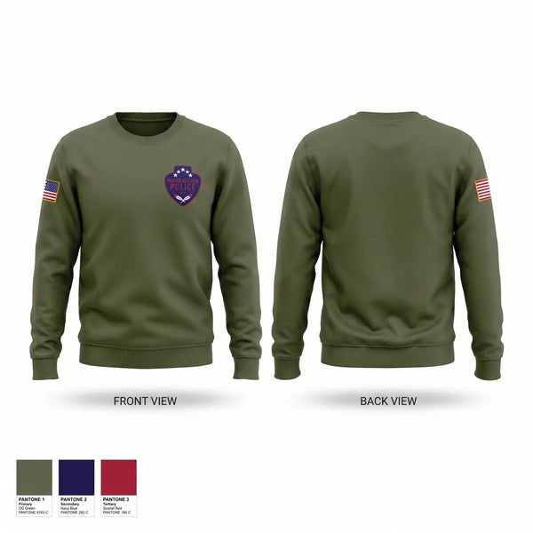 Crew Neck Sweatshirt, Prairie du Chien Police Department, Police, Teamtime, Team time, sublimation, custom sports apparel, team uniforms, spirit wear, spiritwear, sports uniforms, custom shirts, team store, custom team store, fundraiser sports, apparel fundraiser