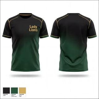 Soft Poly Tee Cotton Like Feel, Lady Lions, Women's Soccer, Teamtime, Team time, sublimation, custom sports apparel, team uniforms, spirit wear, spiritwear, sports uniforms, custom shirts, team store, custom team store, fundraiser sports, apparel fundraiser
