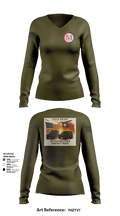 ManTech 79829219 Women's Long Sleeve V-neck Shirt - 101