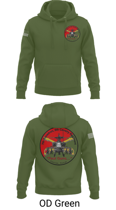 7th Squadron, Sixth Cavalry Regiment 24299123 Hoodie - 58