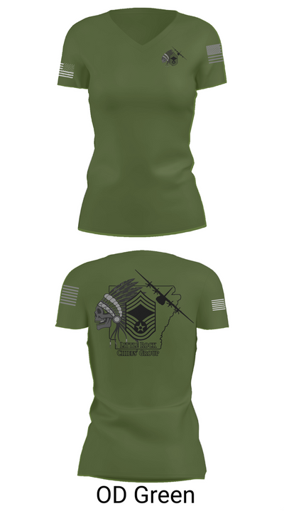 LRAFB Chiefs Group 49231806 Women's Short Sleeve V-neck Shirt - 48