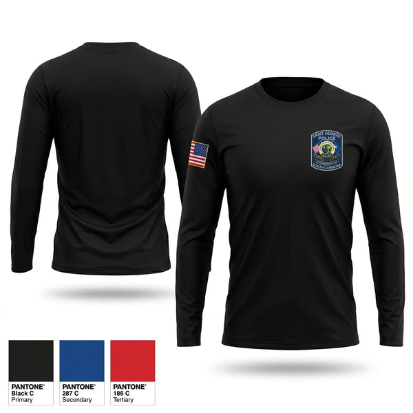 Long Sleeve Performance Shirt, St. George police dept, Police, Teamtime, Team time, sublimation, custom sports apparel, team uniforms, spirit wear, spiritwear, sports uniforms, custom shirts, team store, custom team store, fundraiser sports, apparel fundraiser