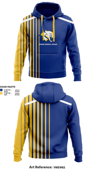 Newark Memorial Cougars 24679199 Hoodie - 2