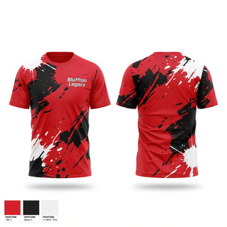 Short Sleeve Performance Shirt, Bluffton Legacy, Men's Soccer, Teamtime, Team time, sublimation, custom sports apparel, team uniforms, spirit wear, spiritwear, sports uniforms, custom shirts, team store, custom team store, fundraiser sports, apparel fundraiser