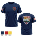 Lake City Fire Department 86612851 Old School Cotton Feel Shirt - 1