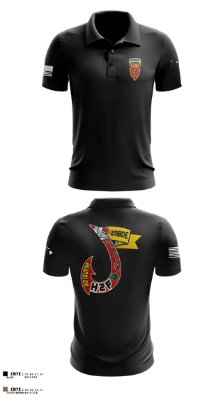 Short Sleeve Performance Polo, H2F, 2nd Mobile Brigade, 25th Infantry Division, Army, Teamtime, Team time, sublimation, custom sports apparel, team uniforms, spirit wear, spiritwear, sports uniforms, custom shirts, team store, custom team store, fundraiser sports, apparel fundraiser