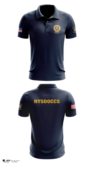 Short Sleeve Performance Polo, NYSDOCCS, Police, Teamtime, Team time, sublimation, custom sports apparel, team uniforms, spirit wear, spiritwear, sports uniforms, custom shirts, team store, custom team store, fundraiser sports, apparel fundraiser