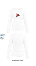 College of the Desert Golf 91548772 Women's Long Sleeve V-neck Shirt - 15