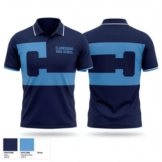 Short Sleeve Performance Polo, Clarksburg High School, , Teamtime, Team time, sublimation, custom sports apparel, team uniforms, spirit wear, spiritwear, sports uniforms, custom shirts, team store, custom team store, fundraiser sports, apparel fundraiser