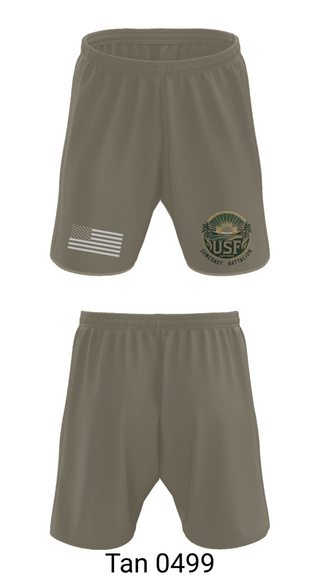 Athletic Shorts With Pockets, Suncoast Battalion, Army, Teamtime, Team time, sublimation, custom sports apparel, team uniforms, spirit wear, spiritwear, sports uniforms, custom shirts, team store, custom team store, fundraiser sports, apparel fundraiser